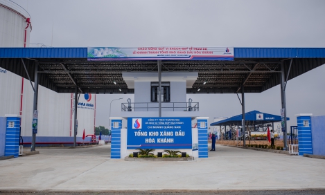 The inauguration ceremony of Hoa Khanh petroleum depot (Quang Nam) - 19/03/2022