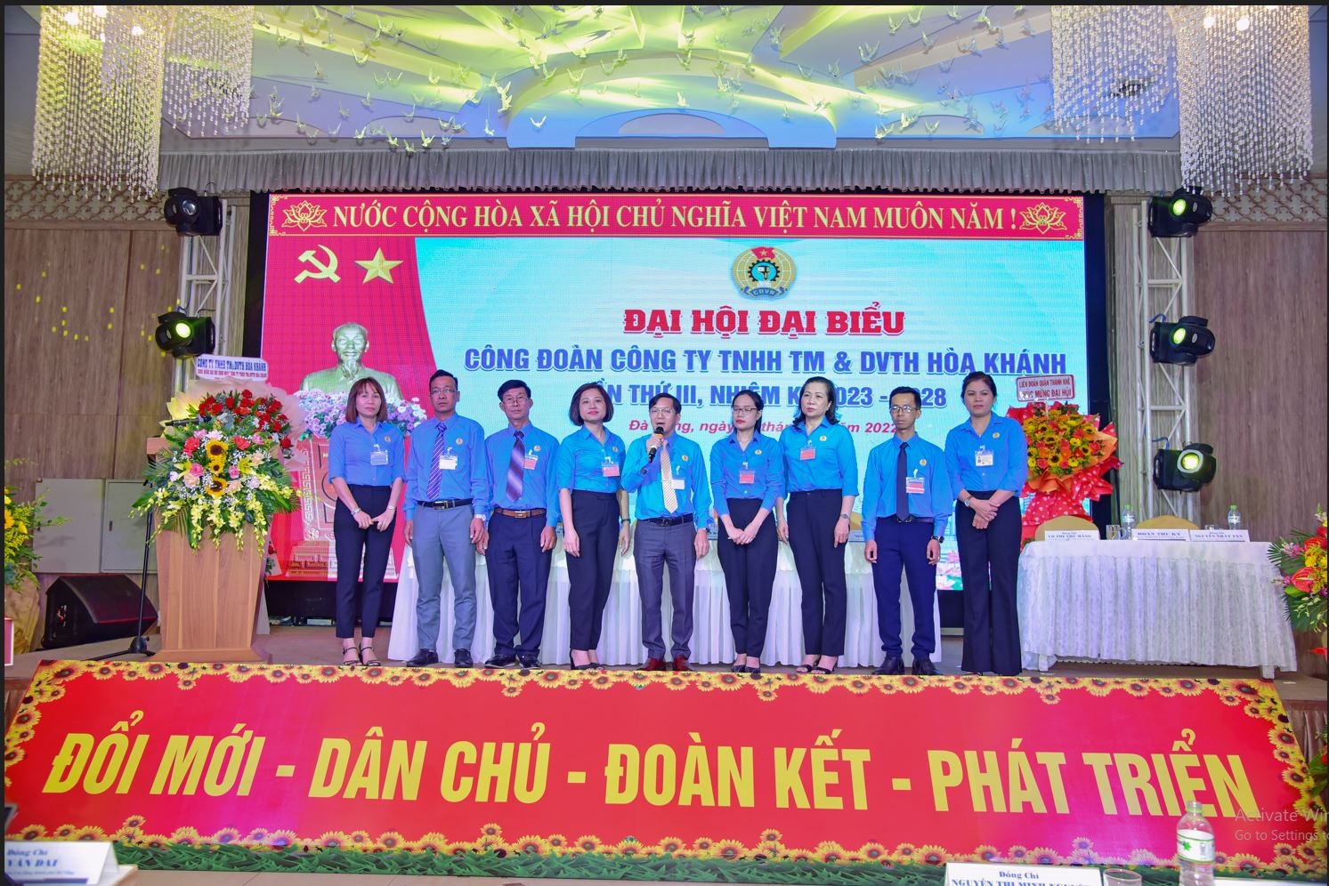 Đại hội Công đoàn cơ sở Công ty TNHH TM & DVTH Hòa Khánh lần thứ III, nhiệm kỳ 2023-2028